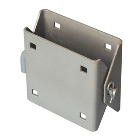 Dock Edge Stationary Dock Connector Hinge, Galvanized, 7/16" Holes for 3/8" Carriage Bolts