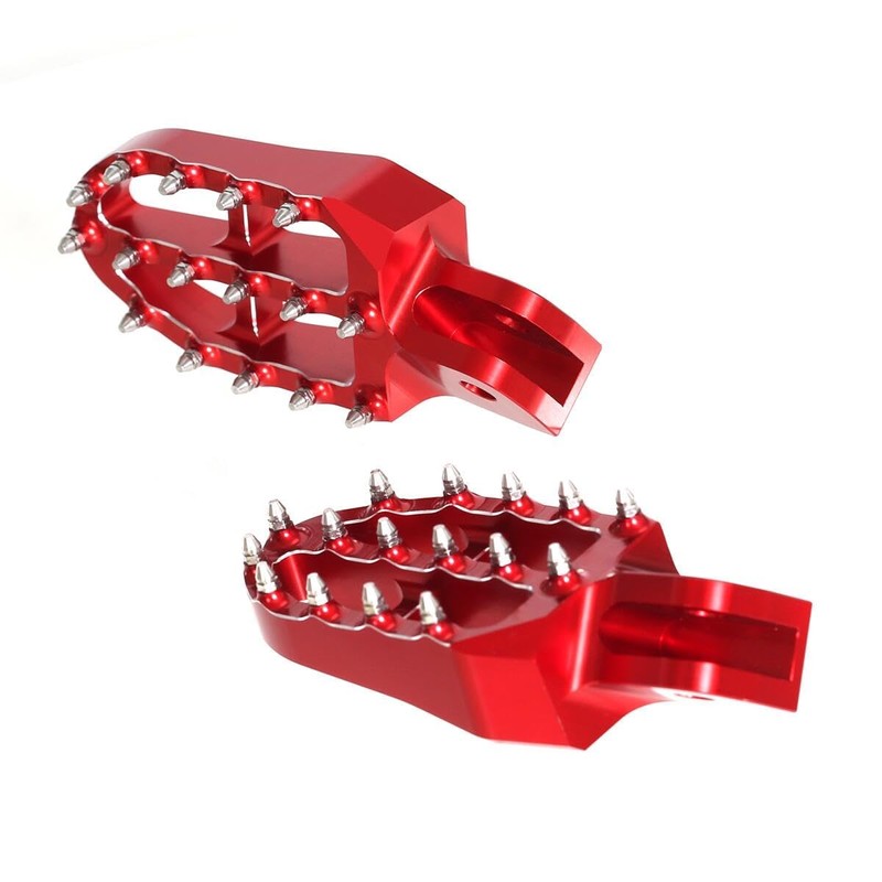 3D Spiked Front Footrest Off-Road Foot Pegs Compatible with Grom
