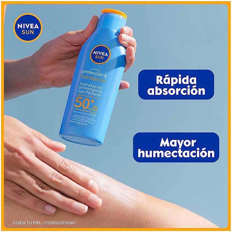  NIVEA SUN Protector Solar FPS50+ | Hidratante, No Grasoso,