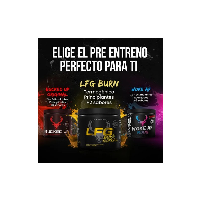 Bucked Up Pre Entreno | Beta Alanina + Citrulina |