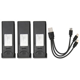 3PCS Drone Lithium Battery Portable Rechargeable 1800MAH 3.7V Quadcopter Drone Battery for A258 F184 SP3
