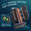 Switch 2 Joycon Controller Charger, 4 in 1 Charging Dock