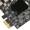 PCIE to USB Expansion Card, 4 USB 3.0 Ports, 5