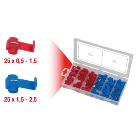 KS Tools 970.0570 Branch connectors assortment, 50 pcs