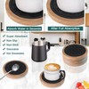 Wood Coasters for Drinks, Minacun Absorbent Coaster Sets of 5,