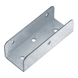 OTTFF 10 Pack 2x4 Horse Stall Channel Extender Bracket, Inner Width 1-3/4" Steel Splicer Connector for Horse Stall Wall U Channels, 16 Gauge