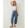 Xiaoxuemeng Womens Baggy Wide Leg Pants Casual Elastic Waisted Palazzo