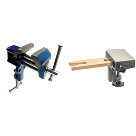 FindingKing Jewelers Clamp On Bench Vise,Clamp On Bench Pin Anvil Miniature Vise Kit