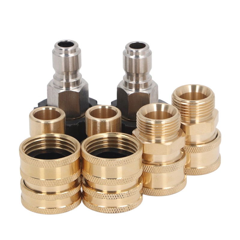 Garden Hose Quick Connector Set 3/8in 3/4in American Garden Hose