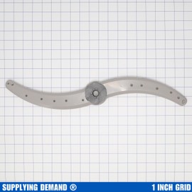 Supplying Demand WD22X33498 Dishwasher Middle Spray Arm - Replaces WD22X27740, WD22X26622
