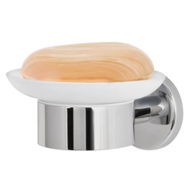 bremermann® LUCENTE Bathroom Range - Soap Dish, glass & chrome-plated stainless steel