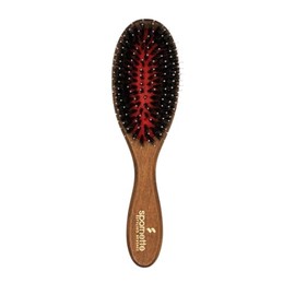 Cepillo de pelo Spornette cerdas clásico de puercoespín ovalado y de nylon.