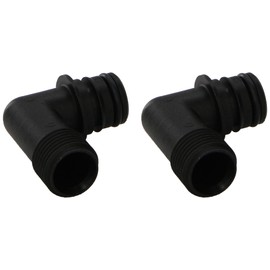 Flojet 20381-008 Quad Port Fitting, Black