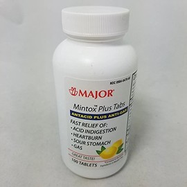 Mintox Plus Chewable Tablets, 100ct (2 Pack)