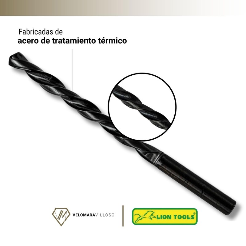 LION TOOLS Juego De 13 Brocas Para Metal Con Estuche