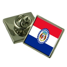 Missouri Flag Lapel Pin Badge 18 mm Choose Gift Bag