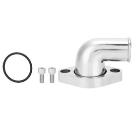 Chevy Aluminum 90 ° Swivel Water Neck Thermostat Gasket Replacement Accessory for sbc water neck