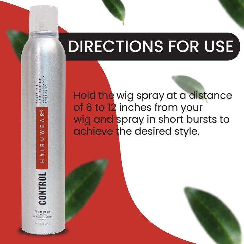 HairUWear "Control" Strong Hold Finishing Spray for Wigs & Hair