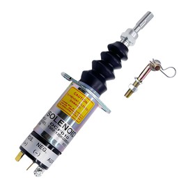 ZeeKee 1502 Series Fuel Shut off Solenoid Stop Solenoid 1502-12D6U2B2S2A Compatible with Woodward 307-2546 Diesel Engine 12V