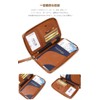 LAZENDA Passport Case, RFID Skimming Prevention, Multi-functional Storage Pocket, Zippered