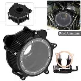 Unbranded Air Cleaner Intake Filter Kit For Harley Road King Softail Deluxe FLSTN Slim FLS