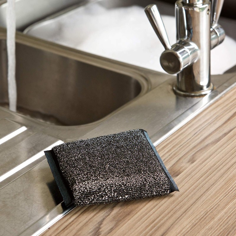 Marigold Scrub Away Heavy Duty Stainless Steel Scourer, 20 Single