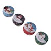 4Pcs Christmas Scented Candles Gifts Set Soy Wax Plant Oil