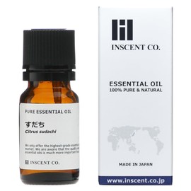 Sudachi, 0.3 fl oz (10 ml) (Made in Tokushima Prefecture), Japanese Sudachi Vinegar Tachibana Incent, Essential Oil, Essential Oil