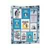 Cute Penguin Throw Blanket Penguin Decor Animal Throw Blanket Penguin