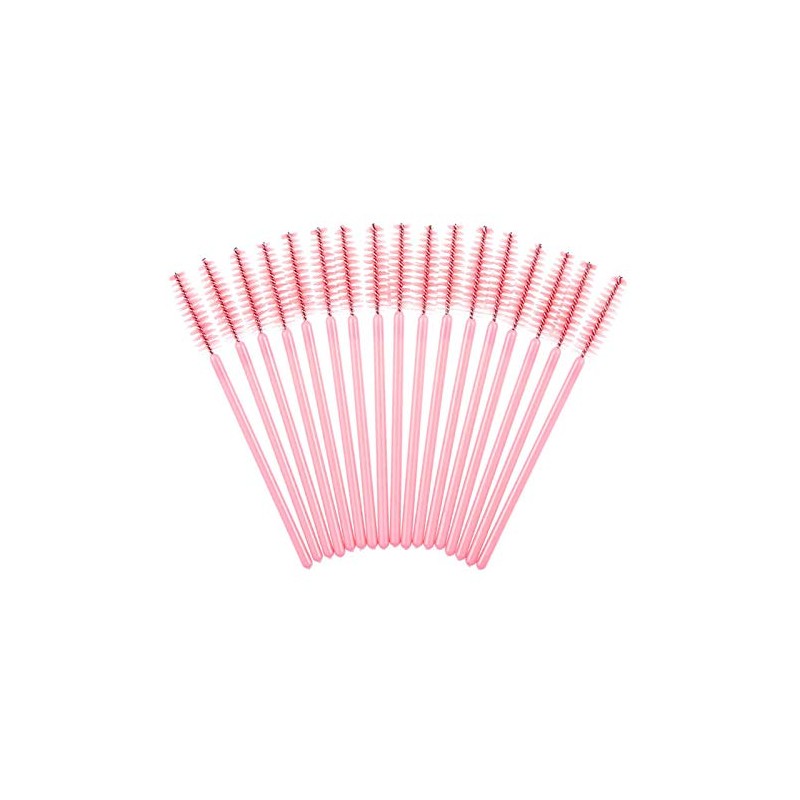100pcs Disposable Eyelash Brushes for Eyebrows, Castor Oil, Mascara Sticks,