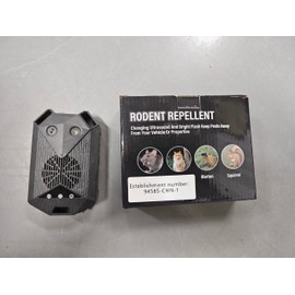 Rodent Repellent for Car Engines,Ultrasonic Mouse Deterrent Rat Repellent for Car with Strobe Light,Battery Powered Keep Rat Mice Mouse Rodent Out of Cars Outdoors Indoors (2)