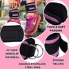 Elite Athletics Ankle Straps for Cable Machine (Pair), Adjustable Ankle