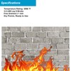 SOLIDLAND Refractory Mortar - 3.5 LBS Masonry & FireBrick Refractory