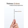 Basecn Universal C-Shape Magnetic Metal Ring [ 2-Pack] Compatible with