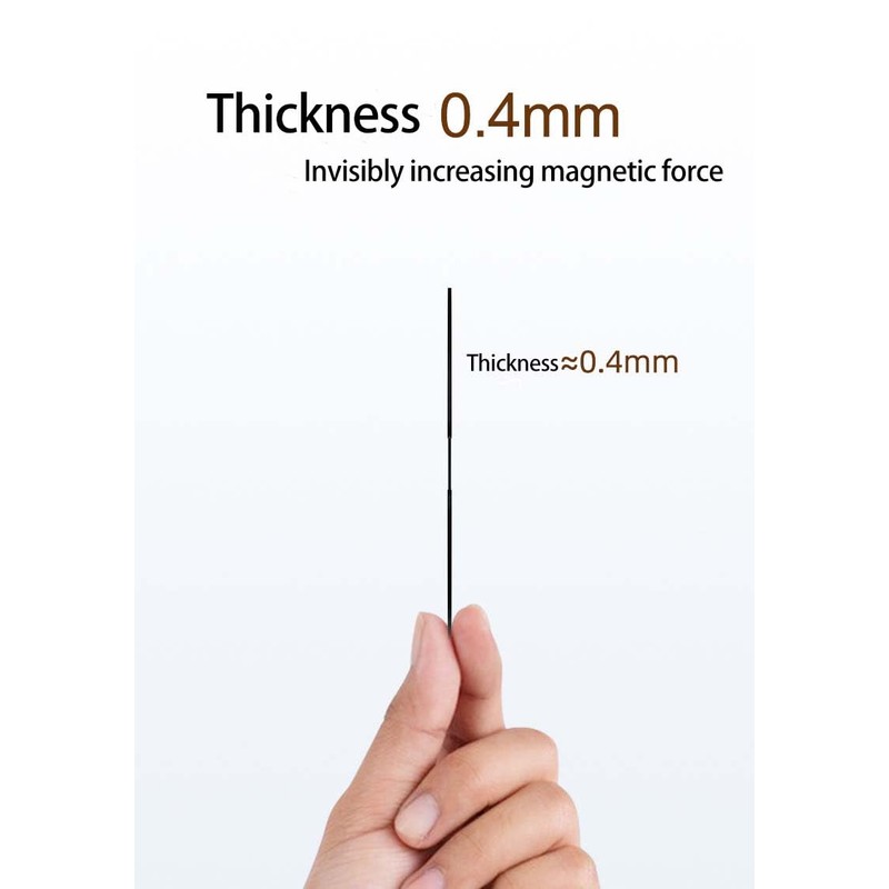 Basecn Universal C-Shape Magnetic Metal Ring [ 2-Pack] Compatible with