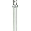 IF&D - Fabrics and Drapes - 48 inch (4 Foot) - 2 pack - White Fiberglass Drapery Curtain Pull Wands - Style #0229