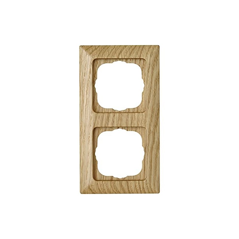 Kopp Milano 306630080 Cover Frame for 2 Sockets for Vertical