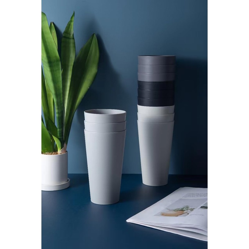 KX-WARE 32-ounce Plastic Tumblers Large Drinking Glasses, set of 8