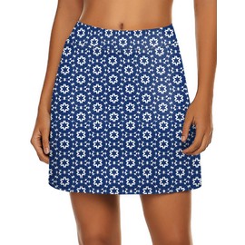 Ekouaer Skort for Women Tight Cool Summer Gym Skirts with Boyshort Running Golf Tennis Must Have