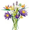ZHEGAO 891PCS Romantic Flower Bouquet Building Blocks Eternal Flower Assemble