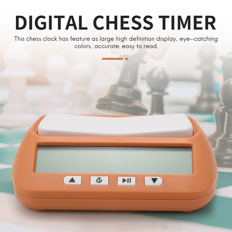 Chess Clock, Digital Chess & Game, Multipurpose Portable Professional Clock