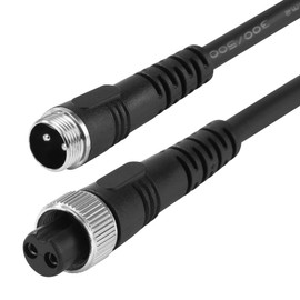 Jwodo Electric Fishing Reel Battery Power Cable - 1.5FT Rust-Proof Power Cord Compatible with Daiwa Tanacom Seaborg Leobritz BeastMaster Shimano Fishing Reel Super Air Cord BM LB Prof PrB ProS