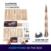 UGEARS NASA Saturn V Model Rocket Kit - Space Ship