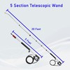 M MINGLE Telescoping Pressure Washer Wand, 20 Feet Aluminum High