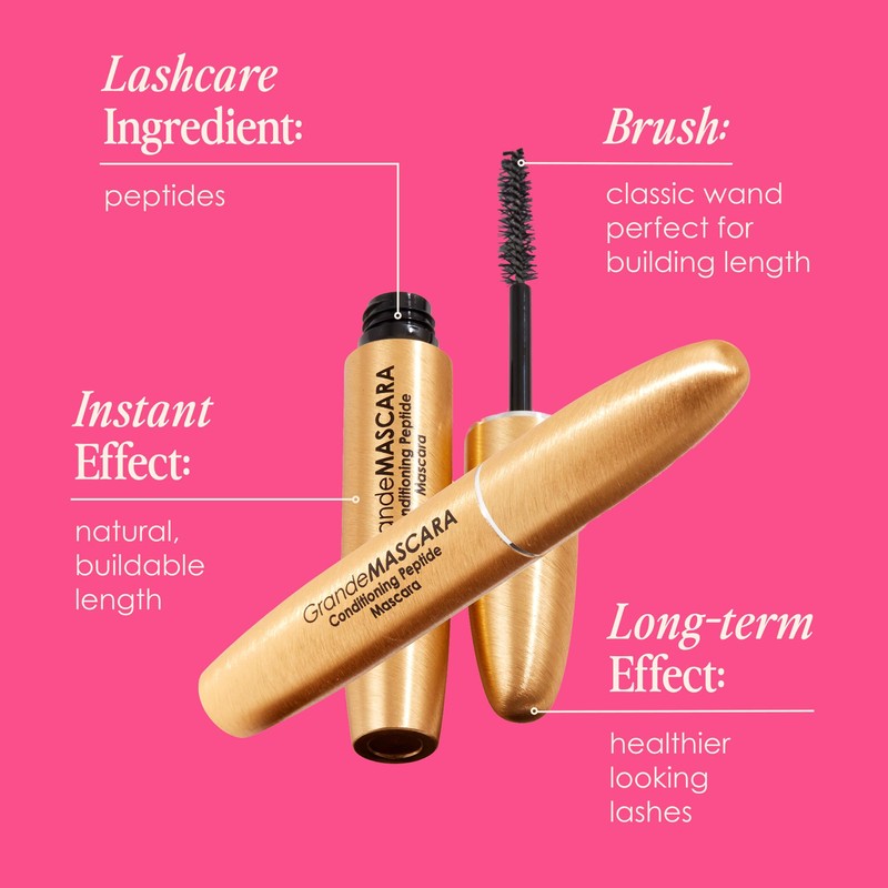 Grande Cosmetics GrandeMASCARA Conditioning Peptide Mascara - Buildable Volume &