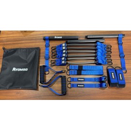 Heavy Duty Pilates Equipment, Pilates Bar Kit with Resistance Bands for Men, Adjustable Home Gym Set for Full Body Workout, Strength Training for Legs Waist Back Abs Arms, Includes Storage Bag