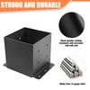 ZWMY 6x6 Post Base 4 Pcs, Post Brackets (Inner Size