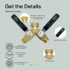 Fairview Industrial-Grade Garden Hose Splitter, Large Handles