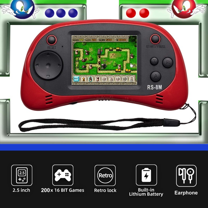 Kids Handheld Portable Video Game Player with 200 Games -