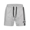 Lonsdale ARDCHARNICH Men's Shorts Regular Fit, Marl Grey/Black, XXL